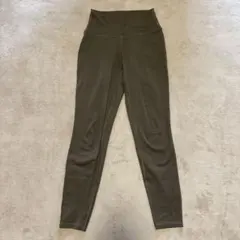 GUアクティブ　ソフトコンフォートレギンス カーキS