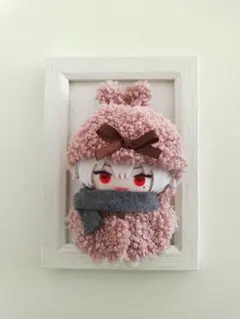 にじぱぺっとサイズ　キャップ・アウター・マフラーのセット　ピンク