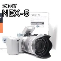 SONY NEX-5R ❤️動作確認済 スマホ転送 ホワイト ミラーレス一眼レフ