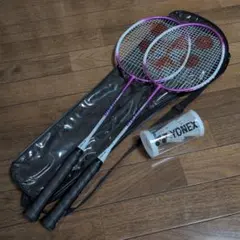 YONEX GR-414 ピンクラケット 2本セットのサムネイル