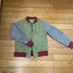 ボンバージャケット オリーブグリーン グレー