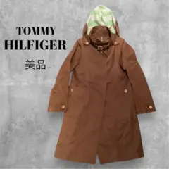 TOMMY HILFIGER ブラウン トレンチコート 美品 セール‼️