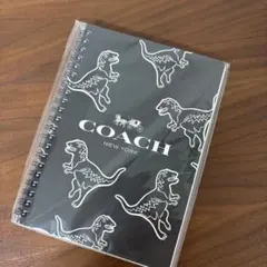 COACH 非売品恐竜柄リングノート