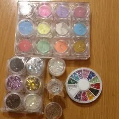 ※最終値下げ※ネイル ホログラム ストーン シールセット