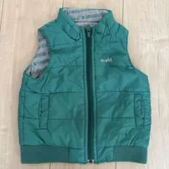 グリーン ノースリーブ アウター　１２M