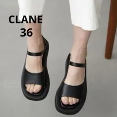 人気✨CLANE EDGE SOLE CURVE SANDALS サンダル 黒のサムネイル