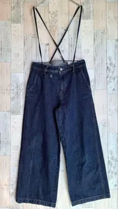 美品　クラフトスタンダード　レディースストラップサロペット　デニム　S