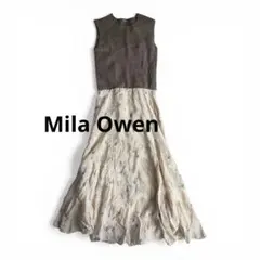 【Mila Owen】ノースリーブワンピース　ロングワンピース