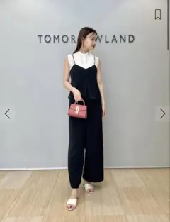 ［美品］Ballsey パフィーツイルペプラムオールインワン　結婚式ドレスのサムネイル