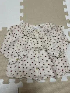 ZARA ベビー　花柄　ブラウス
