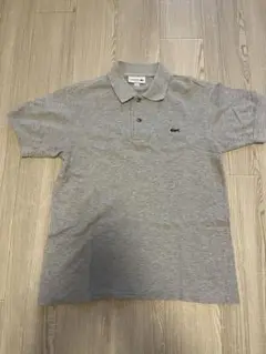 【良品】Lacoste グレー ポロシャツ