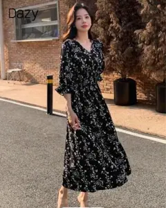 Dazy 小花柄サープリスワンピースXL