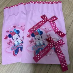 リボン2つ 袋2枚 クッキー ディズニー パルパルーザ ミニーのファンダーランド