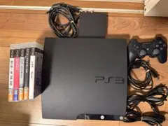 [動作品]PS3 CECH-2000B、コントローラー、ソフトx4、トルネセット