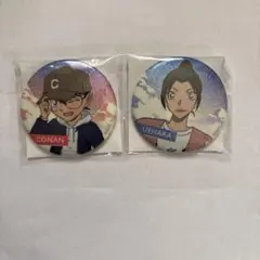 名探偵コナン　江戸川コナン　上原由衣　缶バッジ　セット