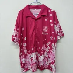 セレッソ大阪 桜柄 ユニフォームシャツ　ピンク　カ21のサムネイル