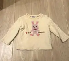 MIKI HOUSE ウサギ刺繍 トレーナー 90㎝