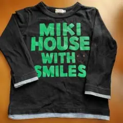 MIKI HOUSE 長袖カットソー 100cm 黒 20日まで！