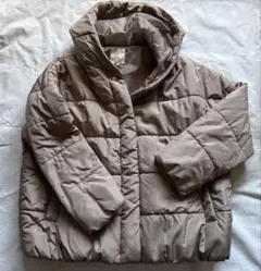 earth music&ecology フード付きキルティングジャケット M