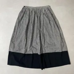 古着 agnes b フレアスカート ドット柄 サイズ42のサムネイル
