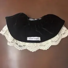 Angelic Pretty ブリム付きカチューシャ ボンネット 黒 ブラック