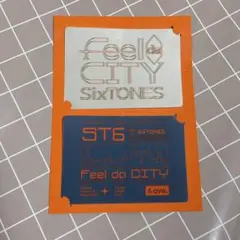 SixTONES Feel da CITY ステッカー