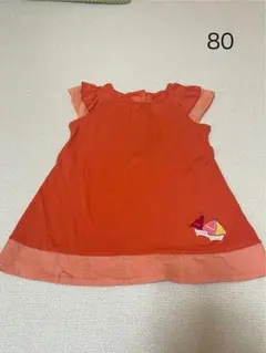 【最終価格】ファミリア　ワンピース　サイズ80 難あり