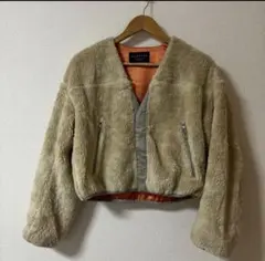 ✴︎ トゥモローランドMACPHEE ショートボアブルゾン　ボアアウター✴︎ 36