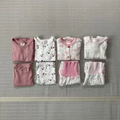 ベビーパジャマ90センチ8点セット