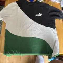 PUMA カラーブロック Tシャツ & ショートパンツ セット