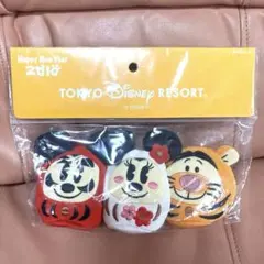 東京ディズニーリゾート　ハッピーニューイヤーお正月　ミッキーミニーティガーだるま