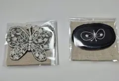 ハンドメイド　ミナペルホネン　ブローチ　２点のサムネイル