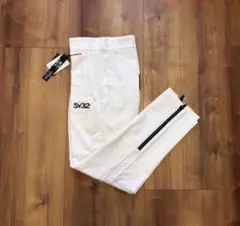 ロングパンツ　ハイストレッチ　ホワイト　メンズ　サイズXXL 春夏 ゴルフウェアのサムネイル