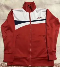 asics 赤 ジャケット Lサイズ