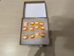 新品　Snack Box Micro 用　Amberスイッチ 12個セット