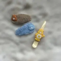 Care Bears ヘアクリップ 3点セット