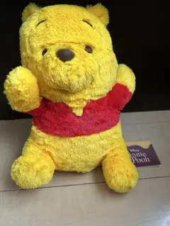 くまのプーさん　Lぬいぐるみ　ばんざいver