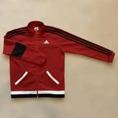 adidas アディダス ジャージ 赤 150cm レディース 学生 キッズ