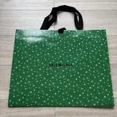 BALENCIAGA ホリデー限定 ショッパー 緑 雪の結晶のサムネイル