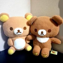 リラックマ チャイロイコグマ キャンディボア ぬいぐるみ XL プレミアム 2体