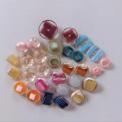 アクセサリー飾りペアボタン