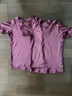 SSK野球アンダーシャツ　エンジ140 2枚セット