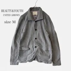 BEAUTY&YOUTH ブルゾン ジャケット グレー スウェット地　M