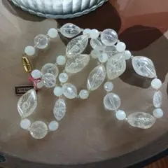 クリアビーズ ネックレス ロング90のサムネイル