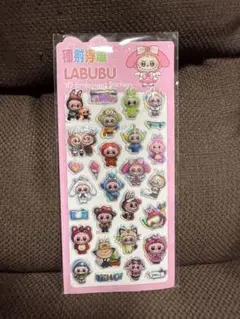ラブブ　ぷくぷく3Dシール