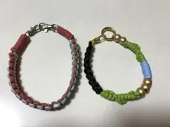 ハンドストラップ 2本セット パラコード ハンドメイド