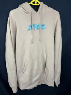 RIPNDIP ベージュ グラフィックパーカー M