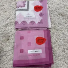 新品・未使用　GIVENCHY ジバンシー　ハンカチ　ピンクのサムネイル