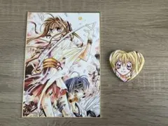 【即購入可能】種村有菜30周年記念展 色紙 缶バッジのサムネイル