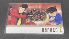 ルパン三世vs名探偵コナン　THE MOVIE 限定　nanacoカード　当選品のサムネイル